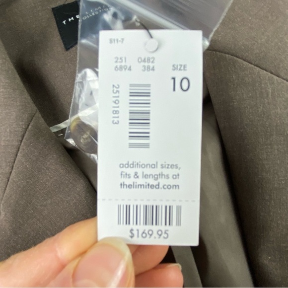 NWT The Limited Collection brown blazer jacket wms sz 10 - Picture 4 of 9